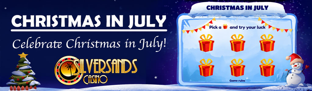 Silversands Casino Christmas in July Promotion